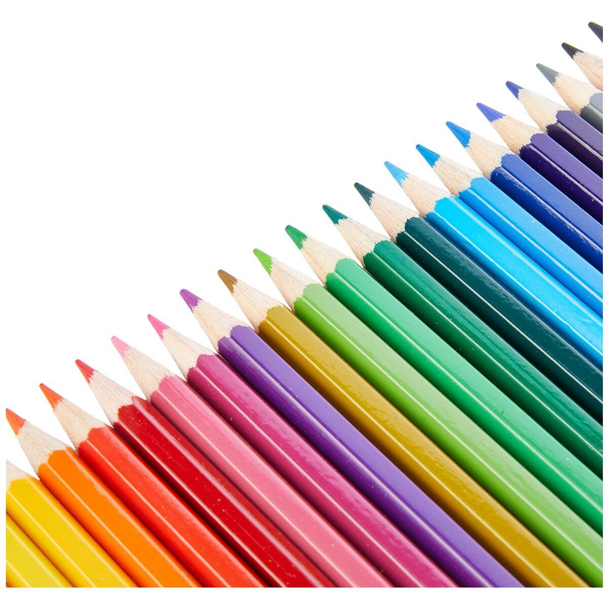 Faber-castell "pilies" pieštukinės kreidelės, 24 spalvos