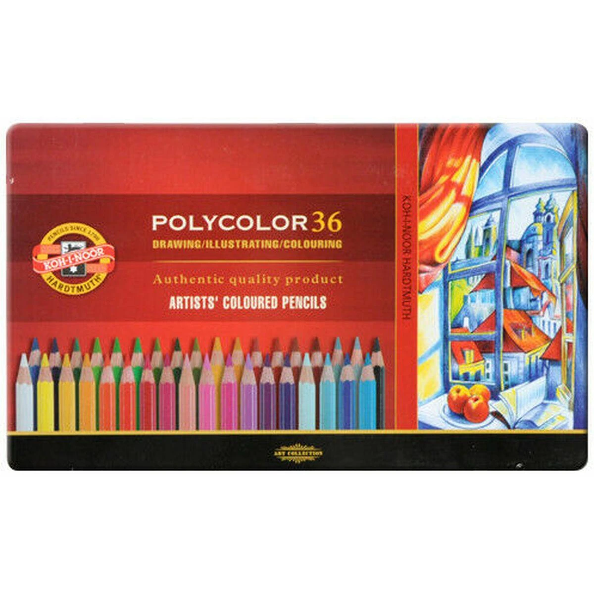 Koh I Noor Kreditai 36 meninės spalvos Polycolor