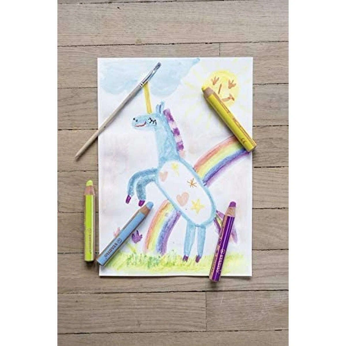 Stabilo – Woody 3in1 10 vnt su galąstuvu (880/10-2)