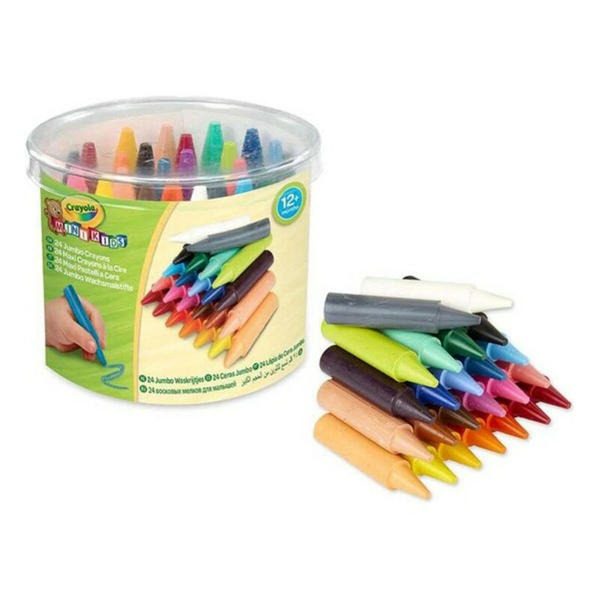 Crayola, Inc. Crayola Mini Kids - 24 dideli pieštukai, 24 vnt.