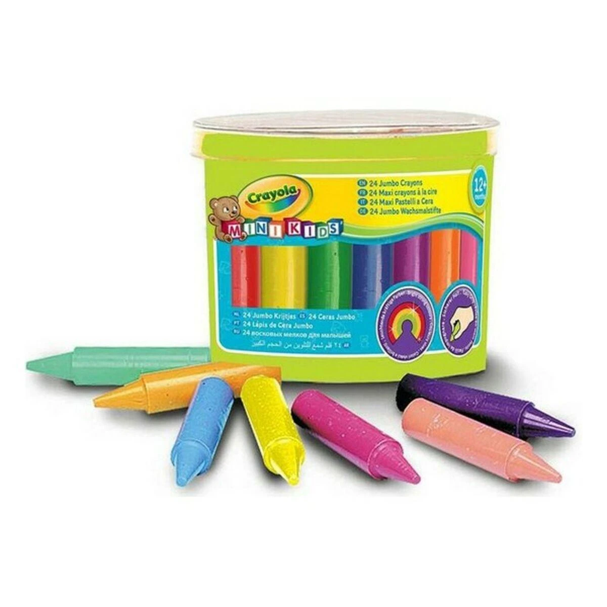 Crayola, Inc. Crayola Mini Kids - 24 dideli pieštukai, 24 vnt.