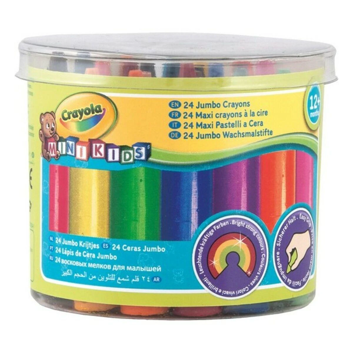 Crayola, Inc. Crayola Mini Kids - 24 dideli pieštukai, 24 vnt.