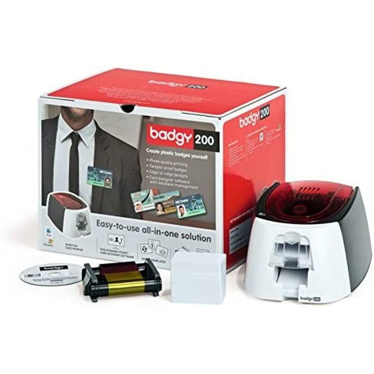 Spausdintuvas 12424 Evolis Badgy 200 USB