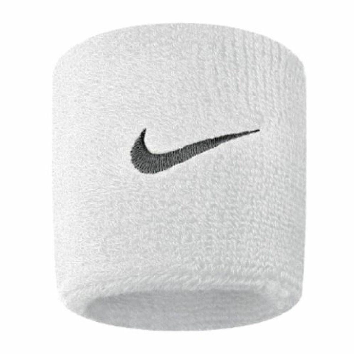 Nike Football Riešinės sportui Nike Swoosh baltos 2vnt. NN04101
