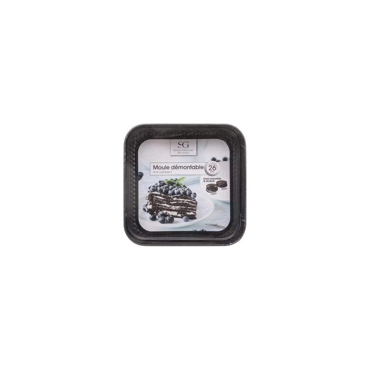 5five Simply Smart Springform keptuvė 5five Juoda Metalinis (26 x 26 cm)