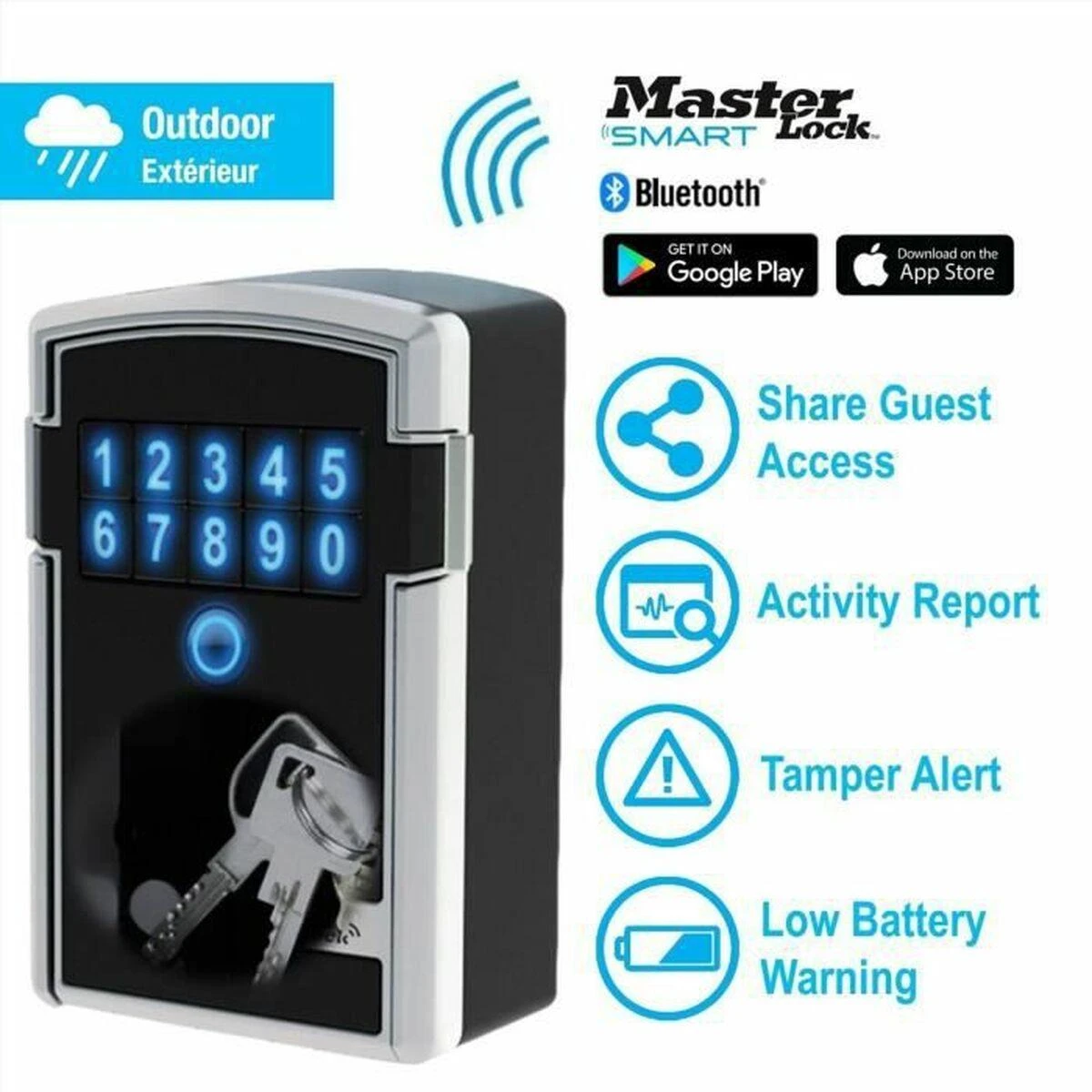 Master Lock MasterLock 5441 Bluetooth Key Lock Box