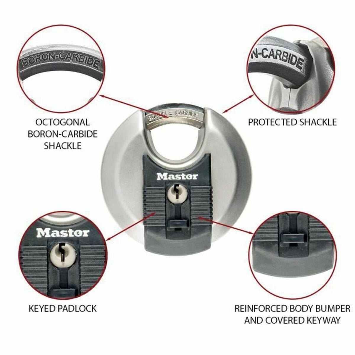 MasterLock Master Lock Pakabinama 2 diskų nerūdijančio plieno (70 mm) M40E