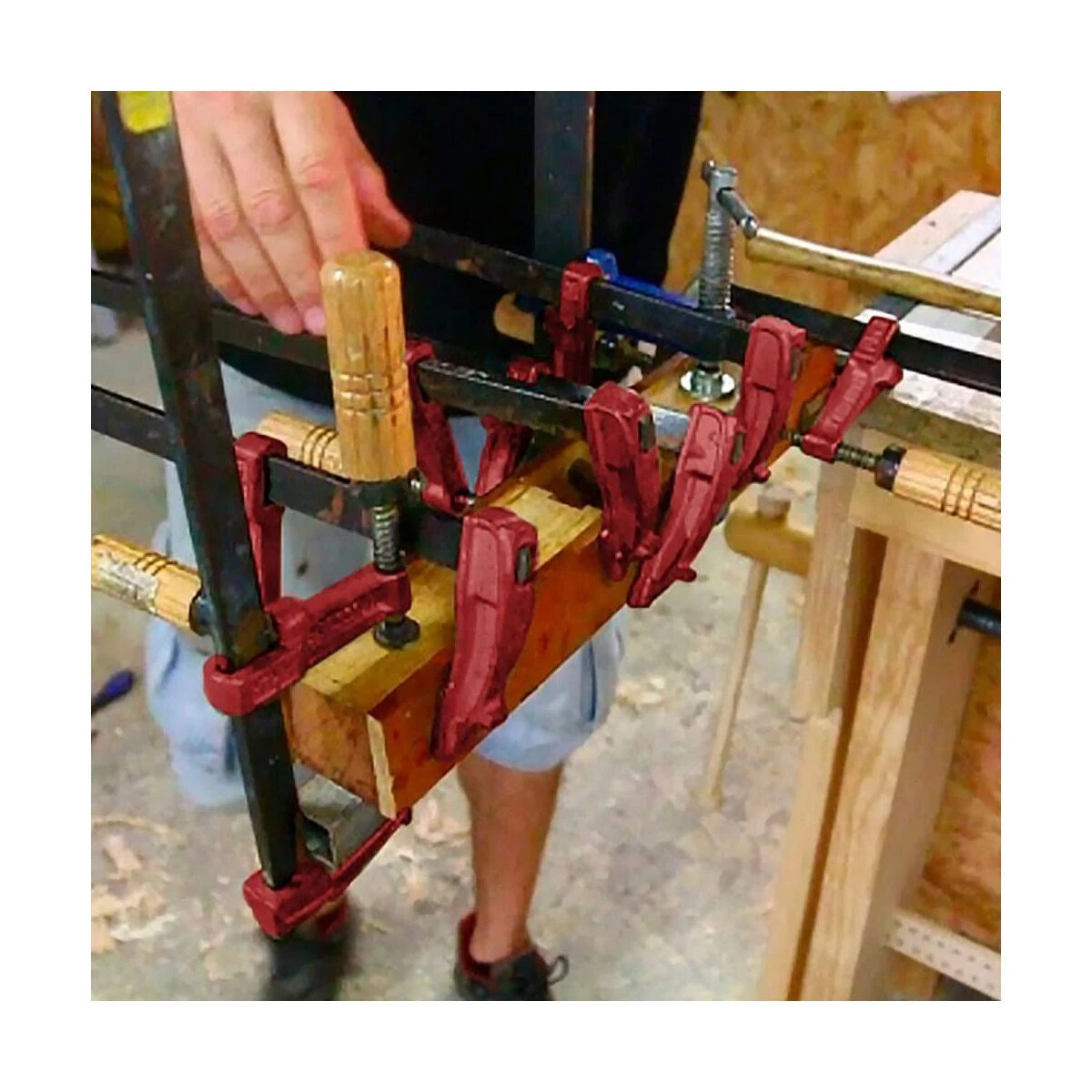 Piher Spaustuvai MM 15cm, žiočių gylis 7cm, max 4000N, medine rankena