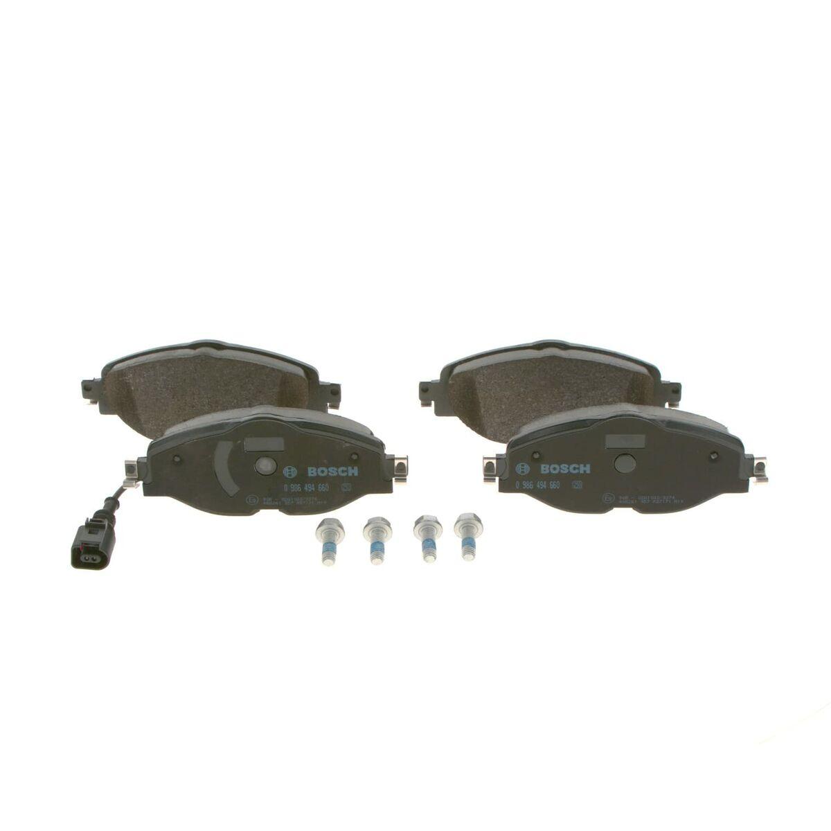 BOSCH stabdžių trinkelių rinkinys 0986494660 1J0411314AC