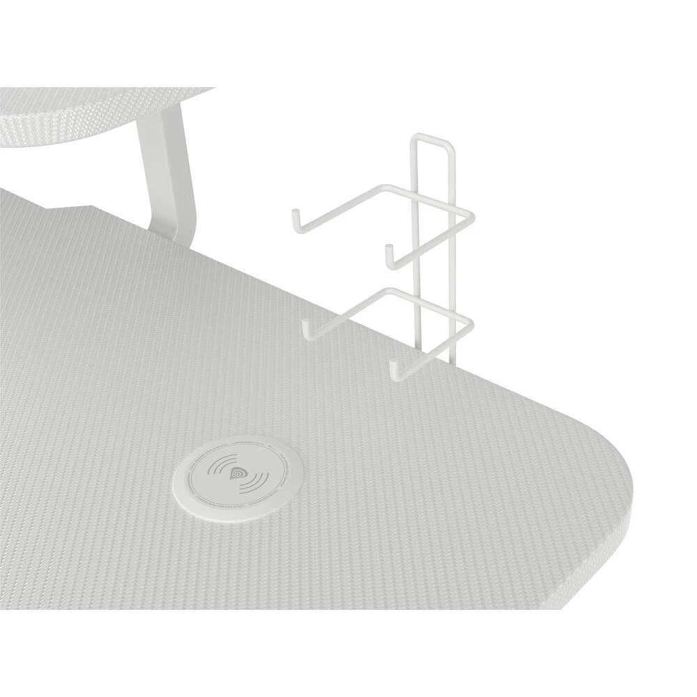 Žaidimų stalas Genesis Holm 320 RGB Gaming Desk, Baltas