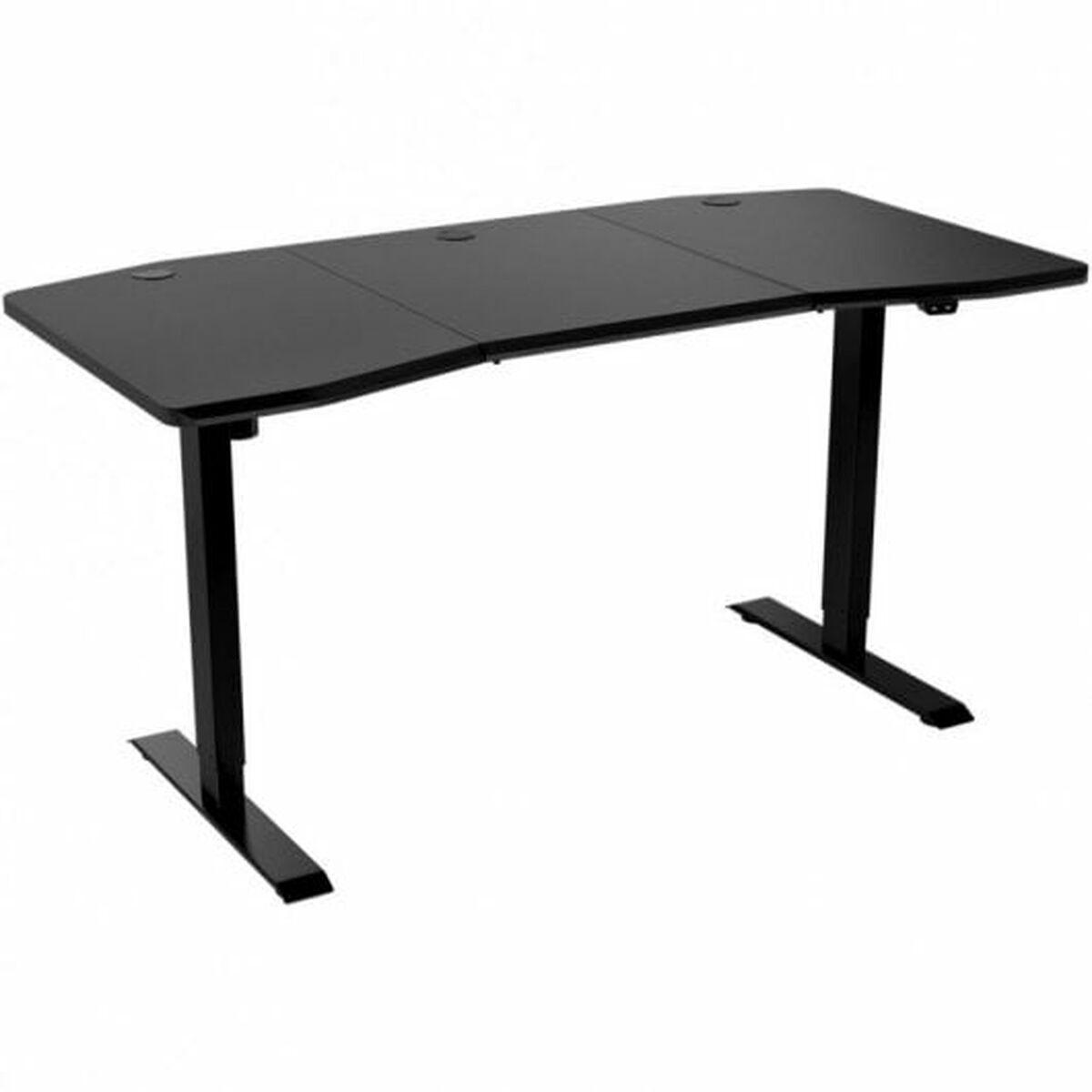 Nitro Concepts žaidimų stalas D16E Carbon Juodas 1600x800 - elektra reguliuojamas aukštis