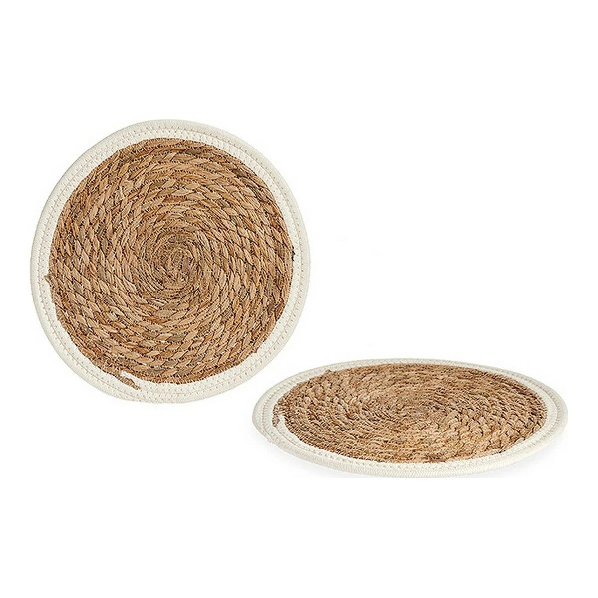 „Bigbuy Home“ stalo padėkliukai Ruda Baltas Fiber (30 cm)