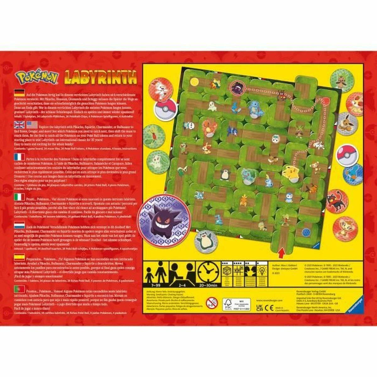 Ravensburger Labyrinth Pokémon