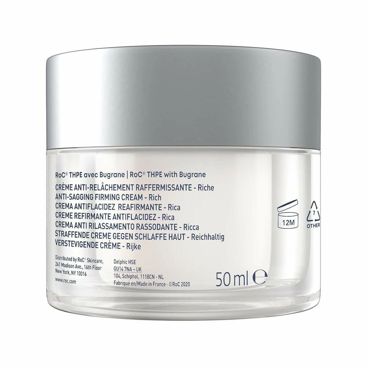ROC Multi Correxion Anti-Sagging Firming Kreminis - Rich stangrinantis veido kremas, 50 ml