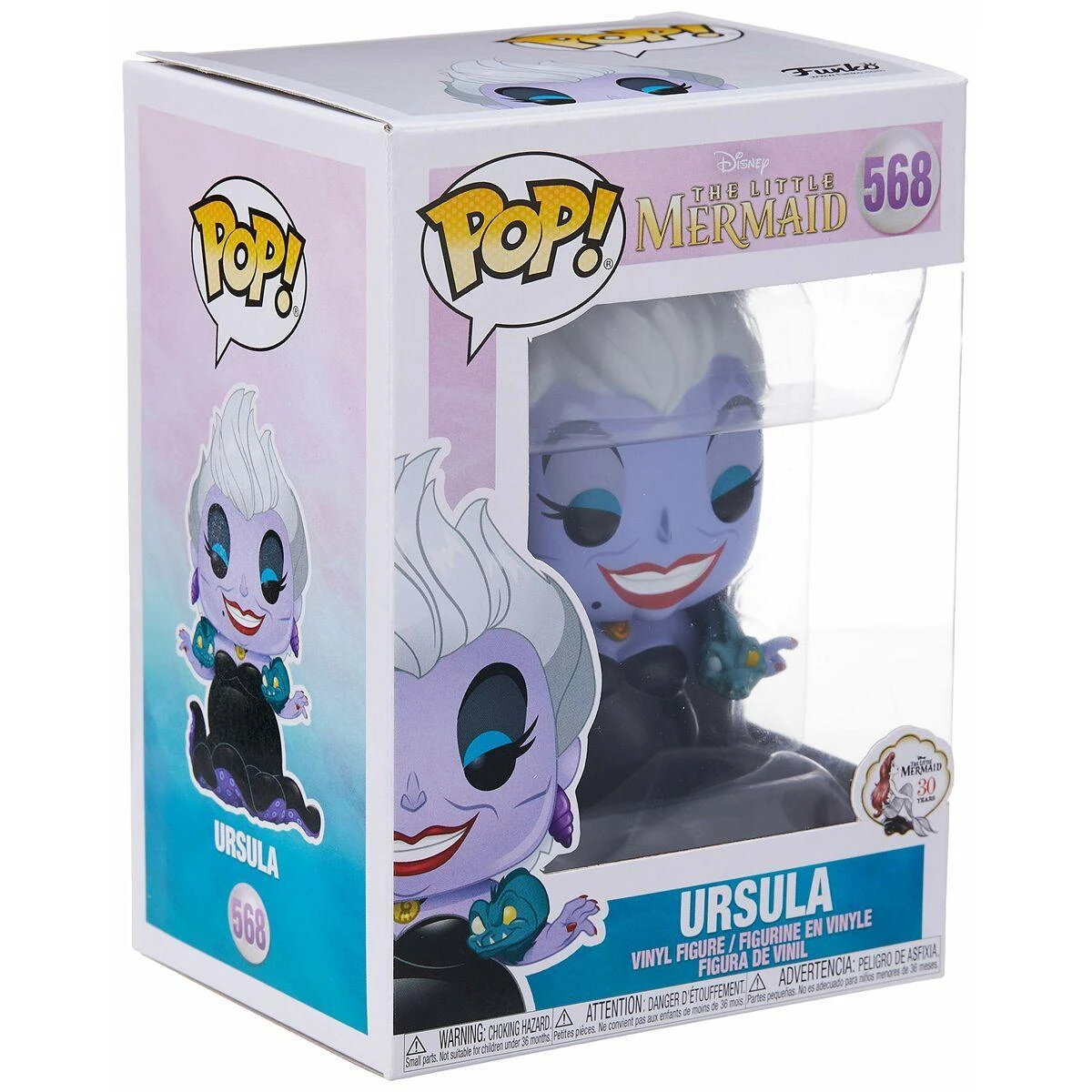 FUNKO POP! Vinilinė figūrėlė: Little Mermaid - Ursula with Eels, 11,3 cm