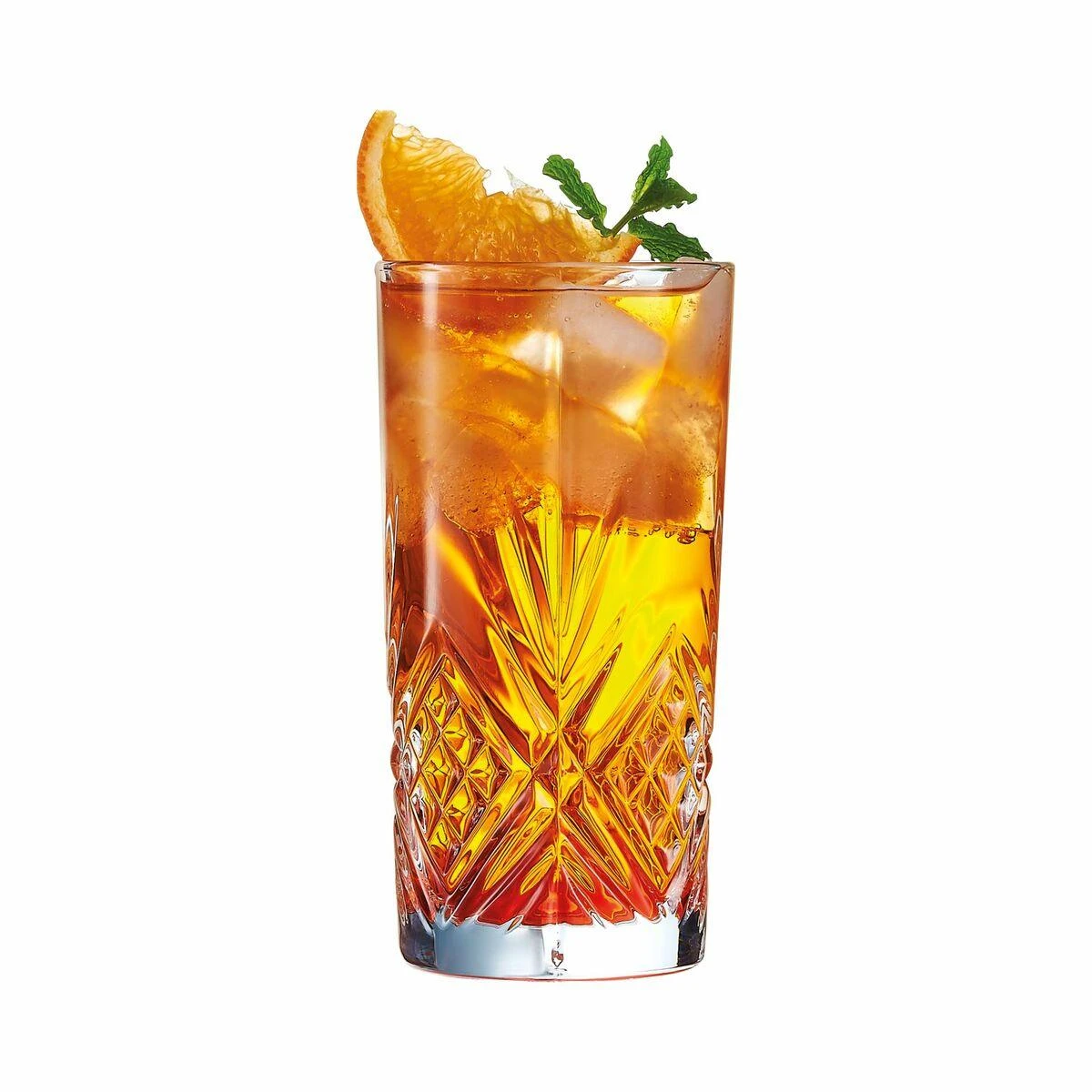 Arcoroc BROADWAY aukštos stiklinės su dideliu skaidrumu, 280 ml, 6 stiklinių rinkinys. Hendi L7256