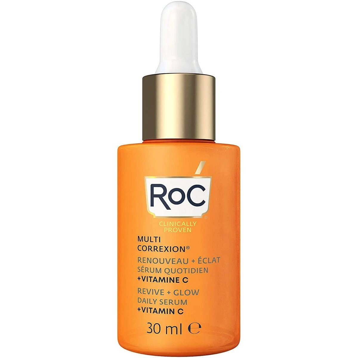 ROC Multi Correxion Revive & Glow Daily Serum spindesio suteikiantis serumas veidui, 30 ml