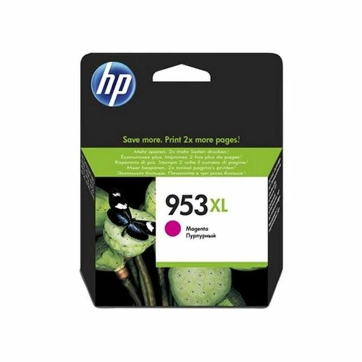 Hewlett Packard (HP) HP 953XL (F6U17AE) Rašalinė kasetė, Purpurinė