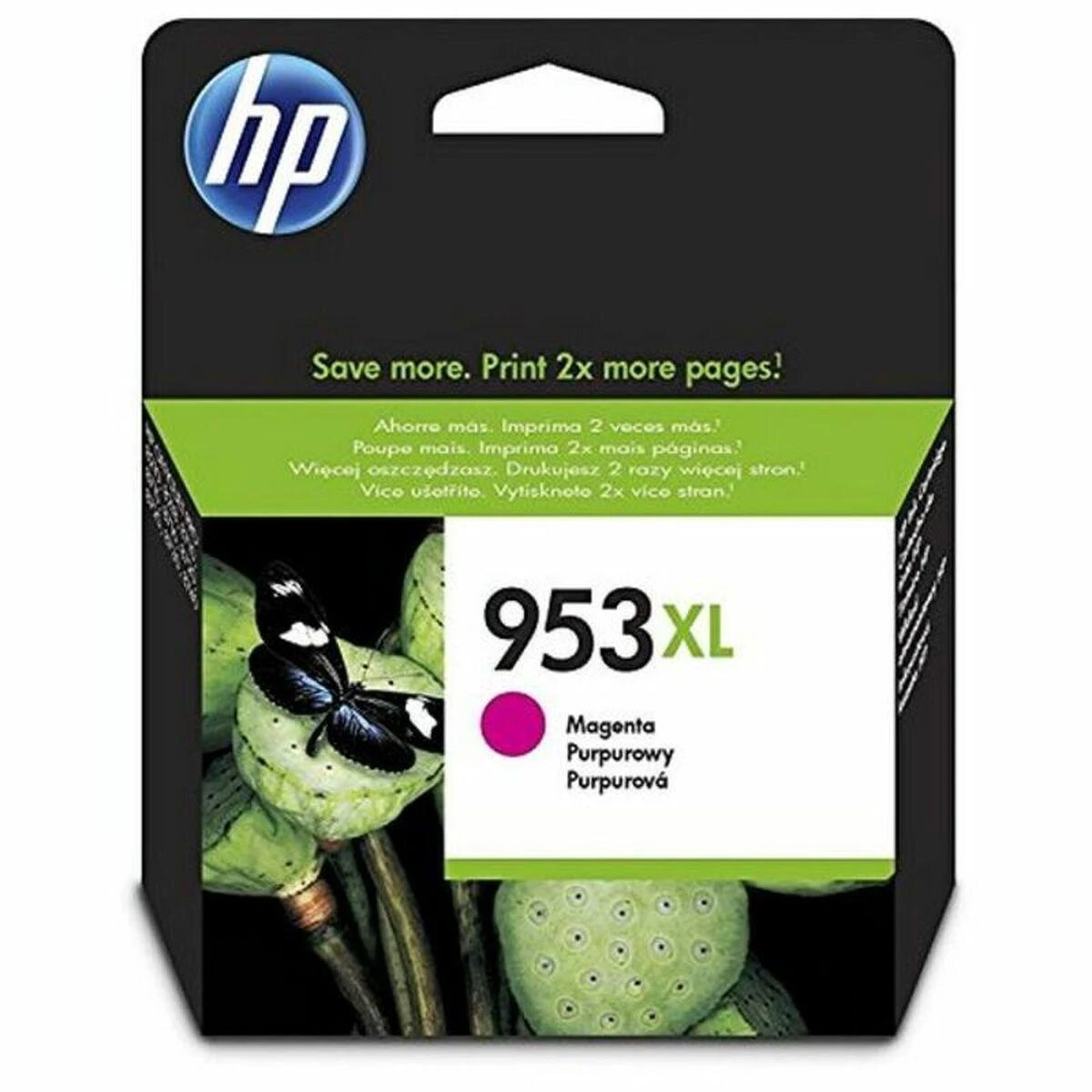 Hewlett Packard (HP) HP 953XL (F6U17AE) Rašalinė kasetė, Purpurinė