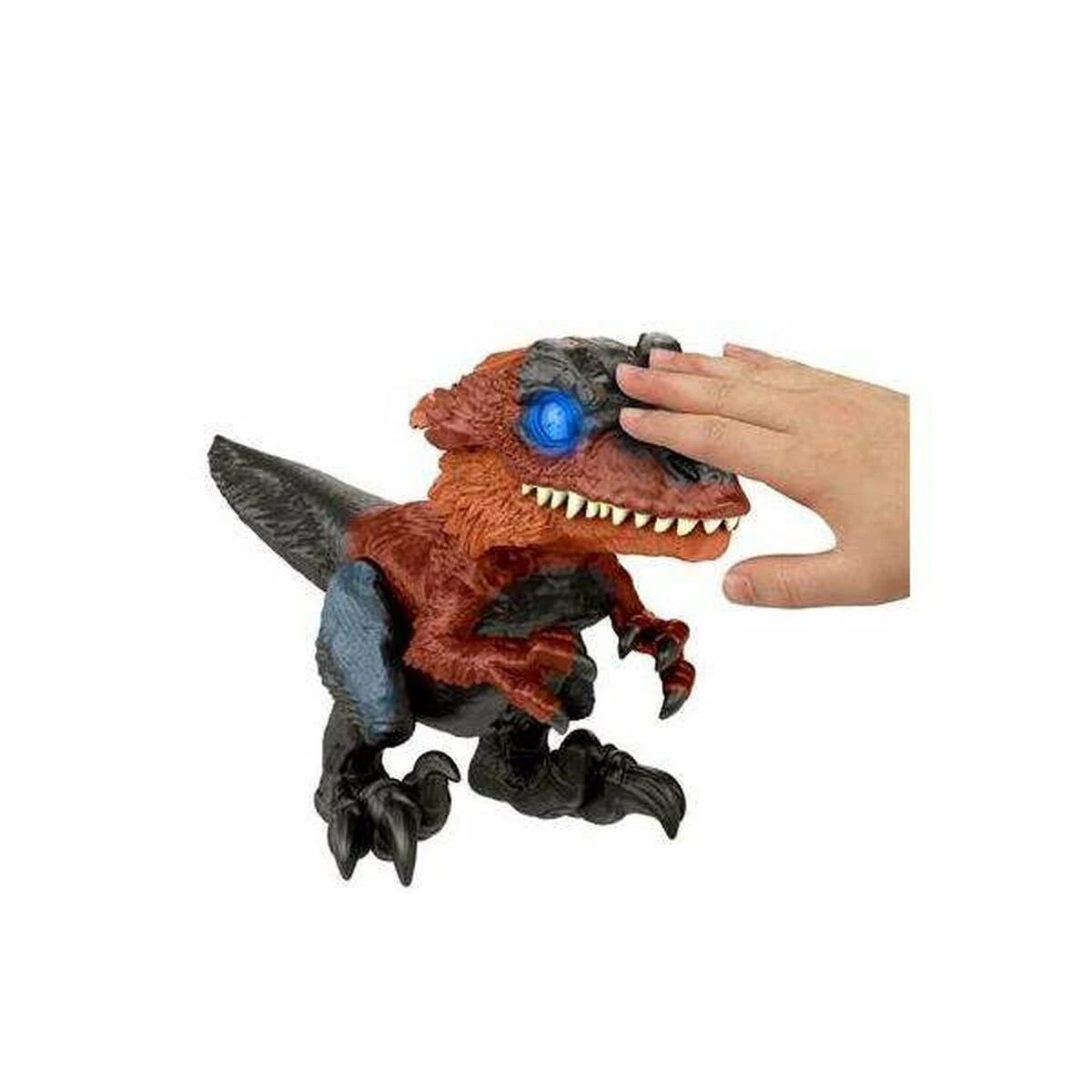 Jurassic World Juros periodo pasaulis – elektroninis narvo neužrakintas ugnies dinozauras (GWD70)