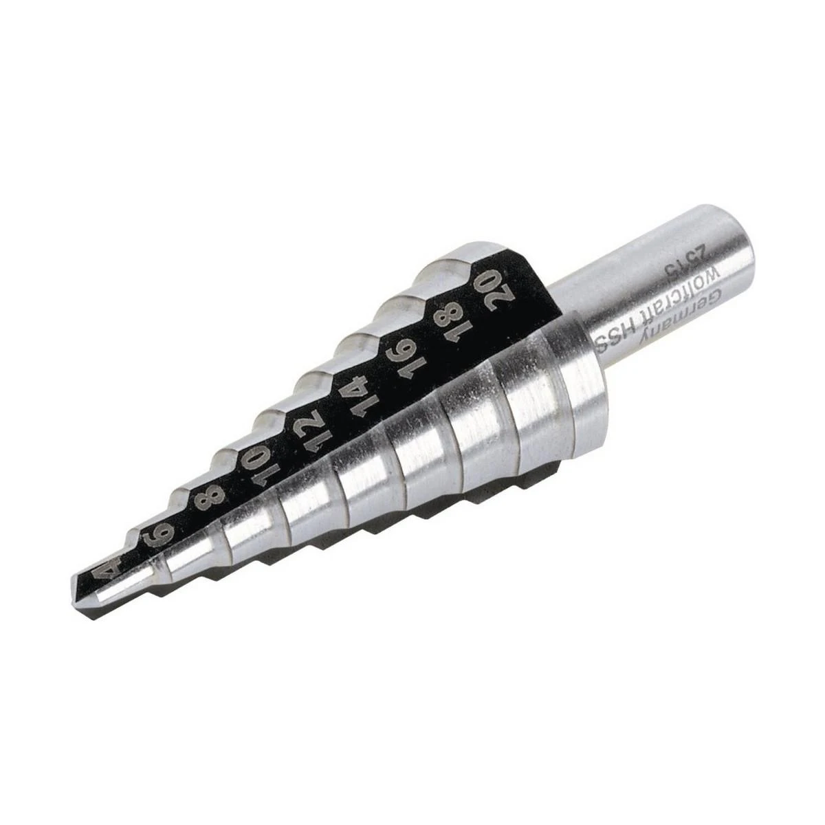 Pakopinis grąžtas Wolfcraft 2585000; HSS; 8-35x52,5 mm