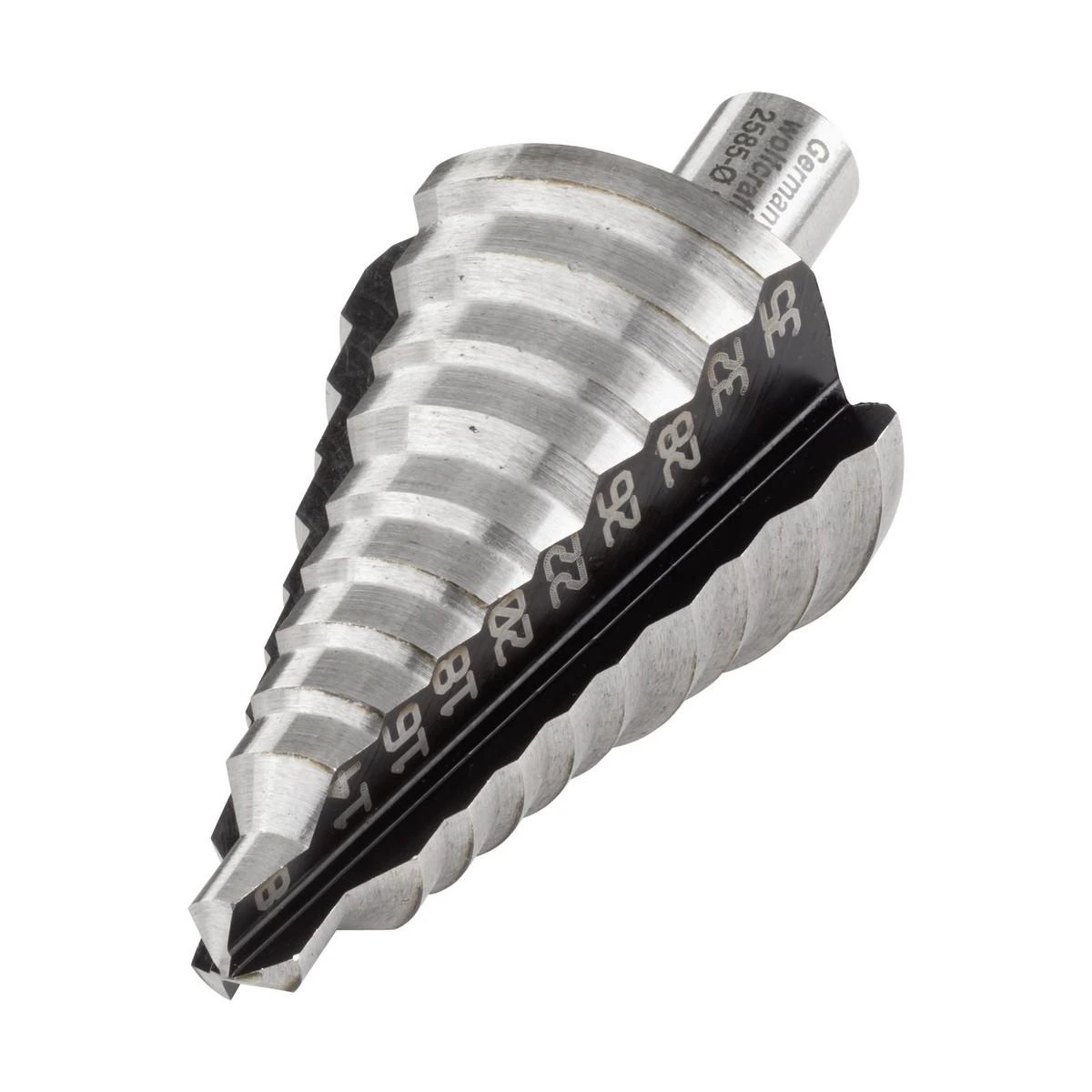 Pakopinis grąžtas Wolfcraft 2585000; HSS; 8-35x52,5 mm