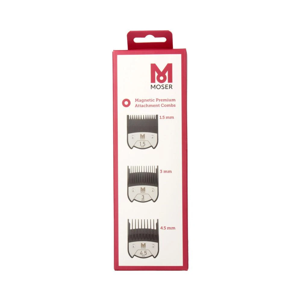 Wahl Clipper Corporation MOSER 1801-7010 Magnetinių antgalių rinkinys 1,5/ 3/ 4,5 mm