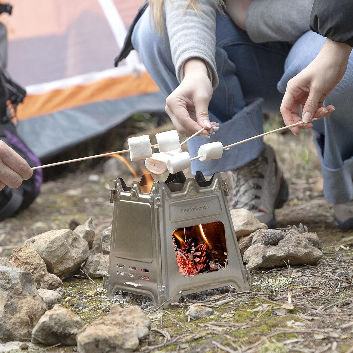 Sulankstoma plieninė stovyklavimo viryklė Flamet InnovaGoods