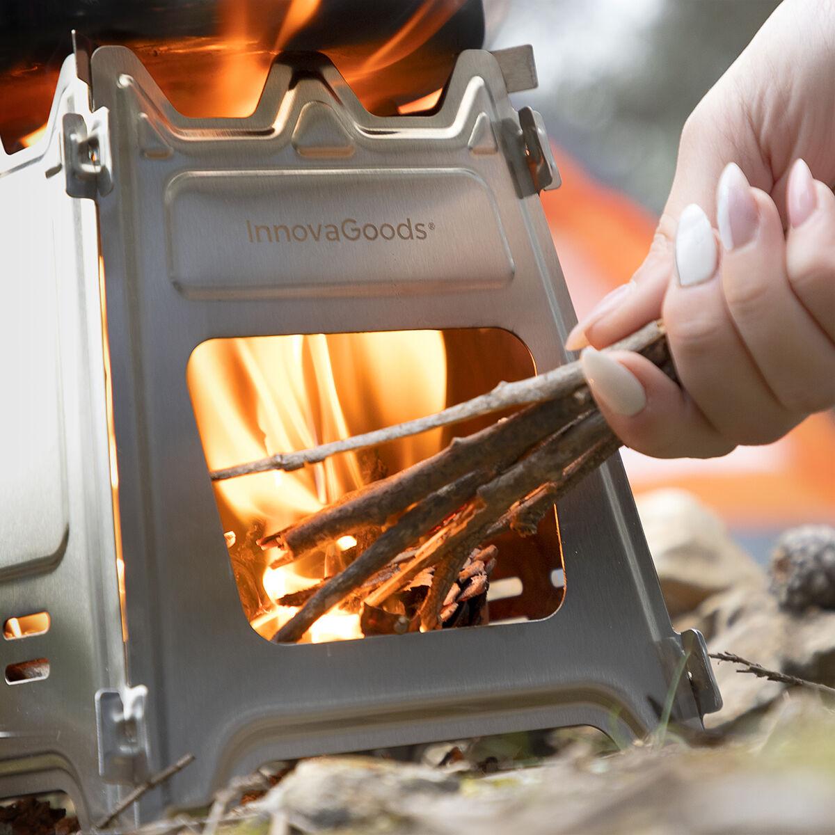 Sulankstoma plieninė stovyklavimo viryklė Flamet InnovaGoods