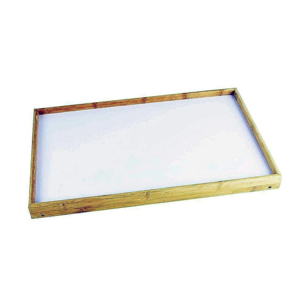 Bigbuy Home Sulankstomas padėklas lovai Medžio Balta (50 x 30 x 22 cm)