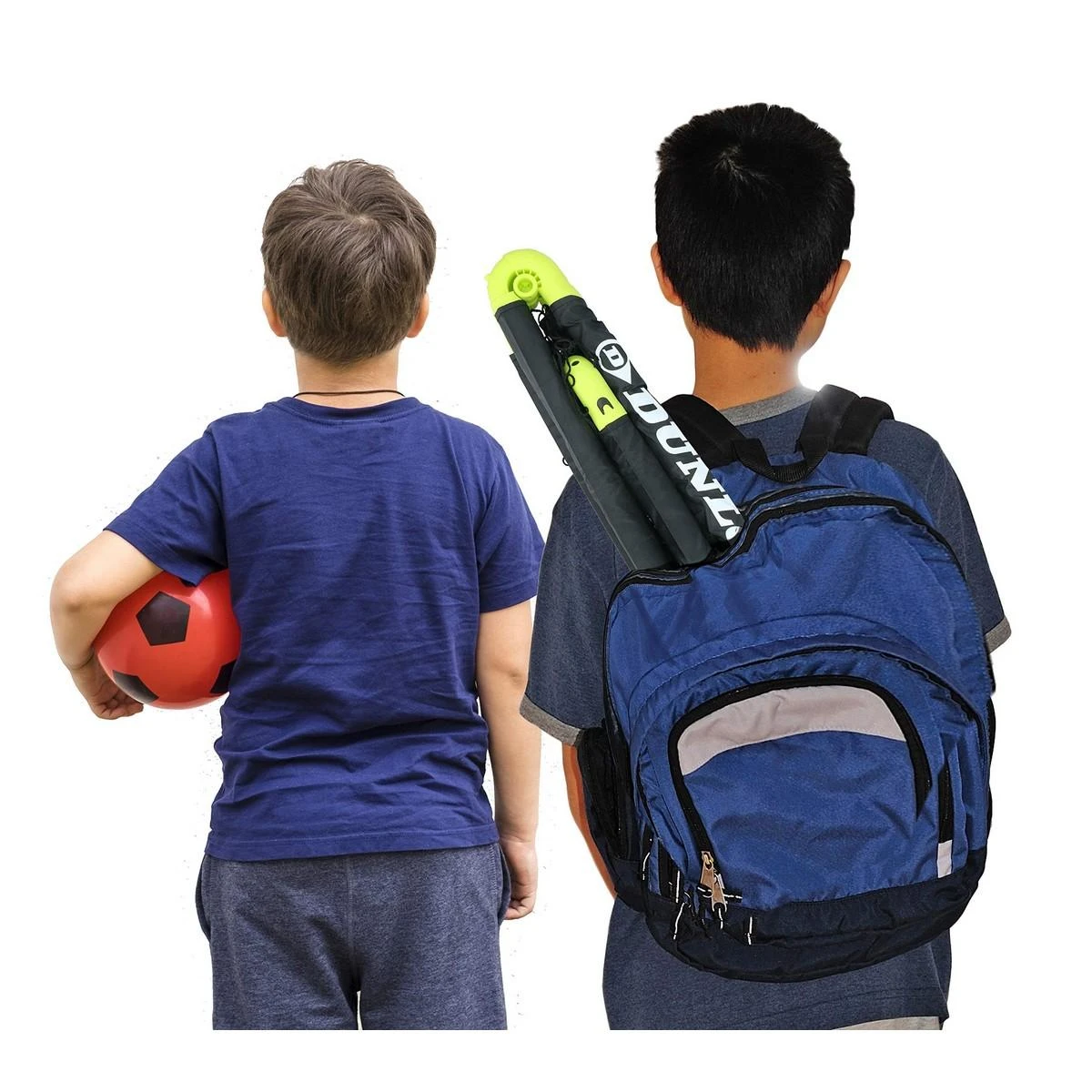 Dunlop Sulankstomos futbolo vartai su tinklu 90x59x61 cm