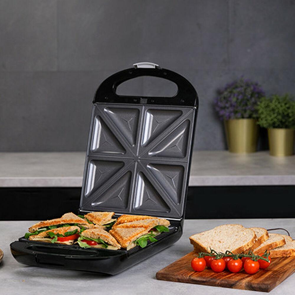 Sumuštinių keptuvas Cecotec sumuštinių keptuvė | Rock'nToast Family 3in1 | 1500 W | Lėkščių skaičius: 3 | Juodas