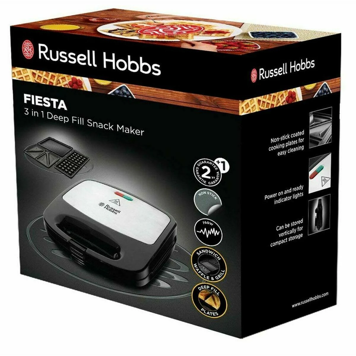 Russell Hobbs Fiesta 3 viename sumuštinių keptuvas (24540-56)