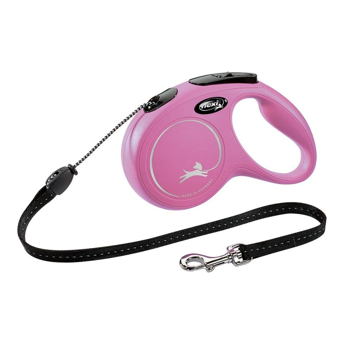 Pavadėlis FLEXI NEW CLASSIC S, rožinis, 5 m