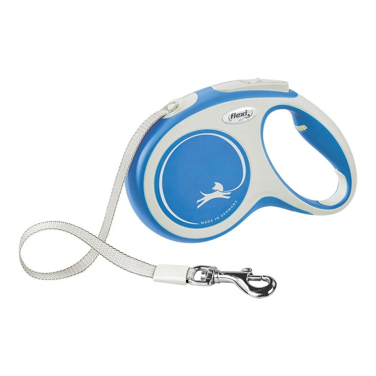 Flexi New Comfort XS pavadėlis šunims iki 12kg juostinis 3m mėlynos spalvos