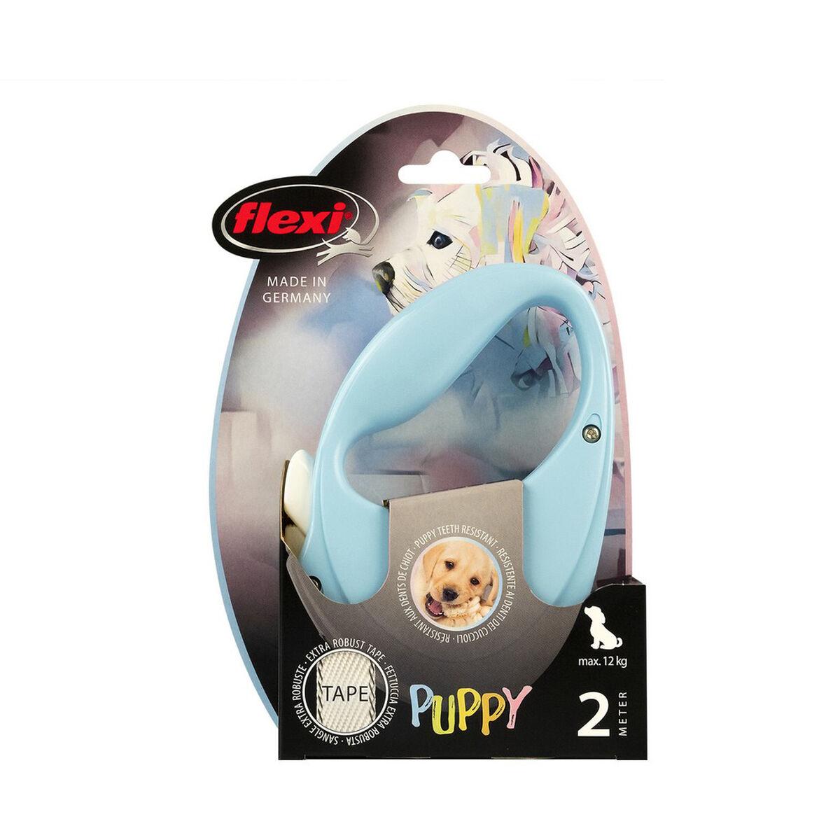 Trixie Puppy ištraukiamas pavadėlis, 2 m juosta, šviesiai mėlynos spalvos