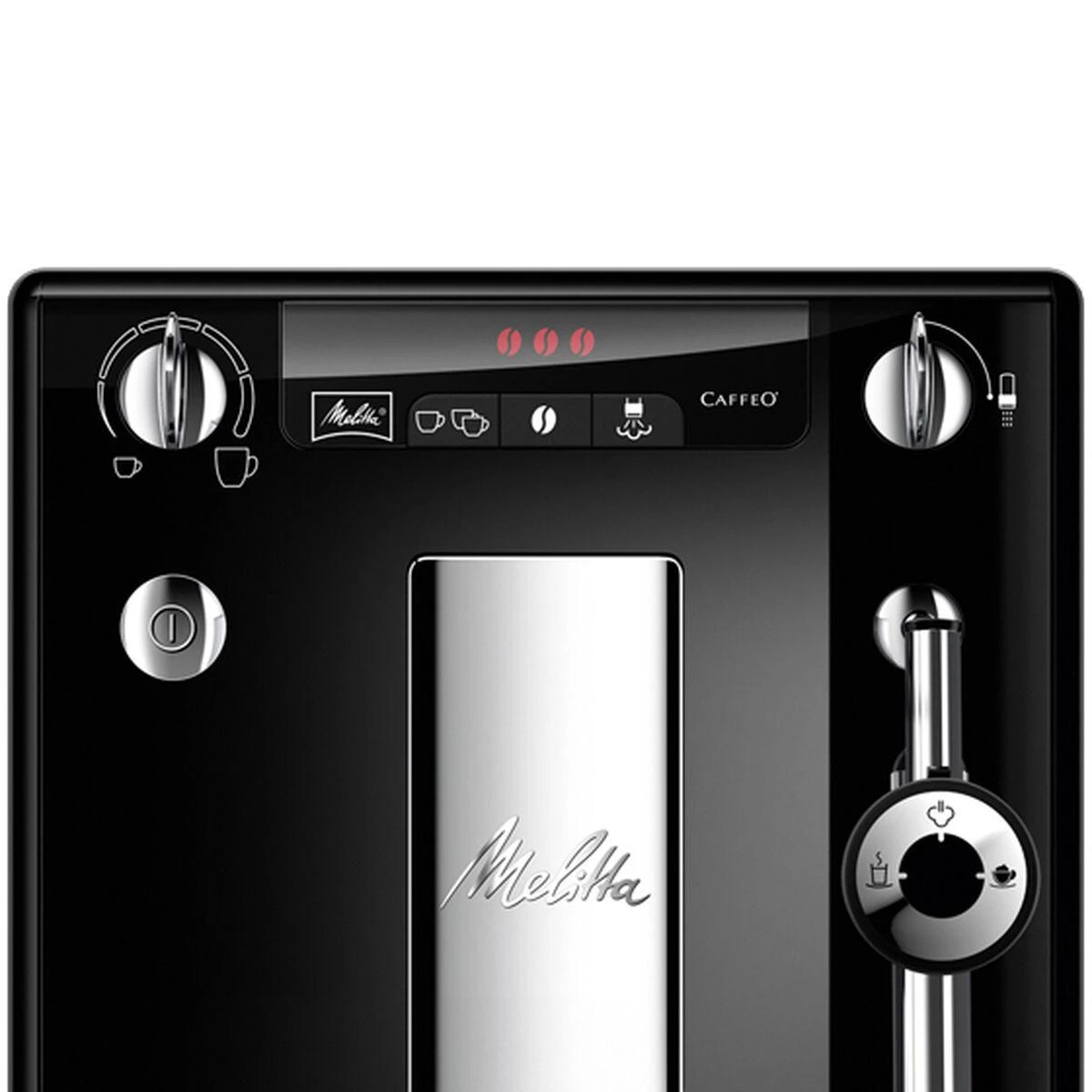 Kavos aparatas Melitta E957-101 Slėgis 15 bar, Su pieno plakikliu, Automatinis, 1400 W, Juodas