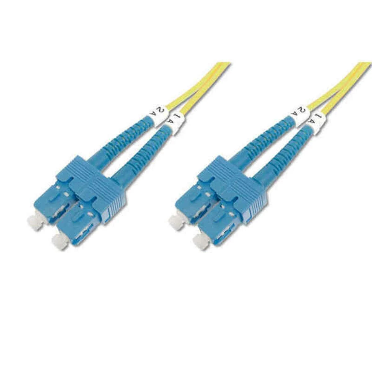 Assmann Electronic DIGITUS LWL patchable SC/SC 09/125um 2m singlemode Duplex be halogenų su geltonu protokolu