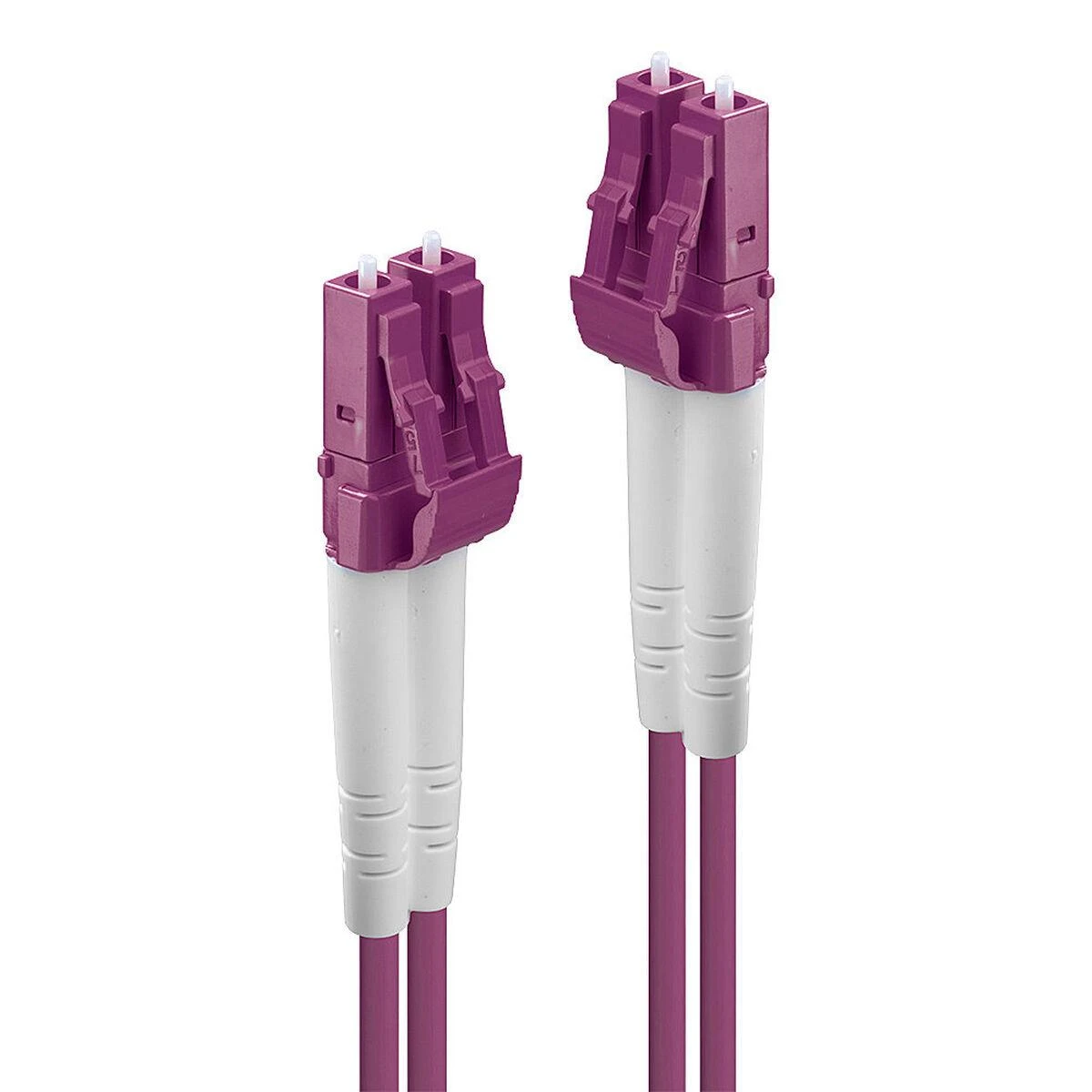 Šviesolaidinis Kabelis - LINDY Šviesolaidinis Kabelis LC/LC OM4, 50/125µm, Multimode, 2 m, Purpurinis