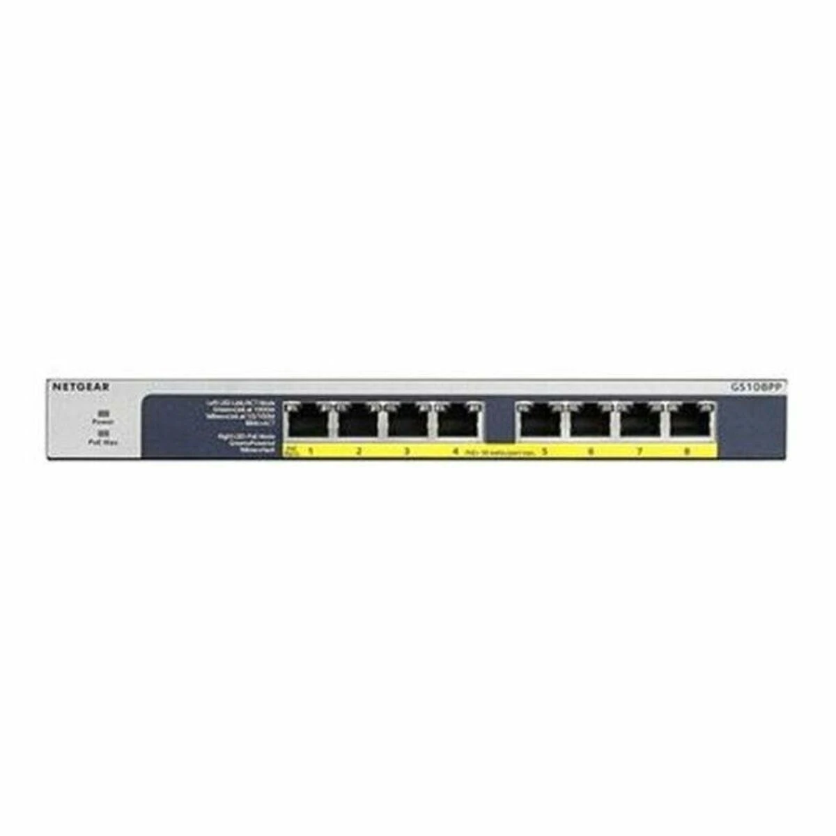 NETGEAR jungiklis nevaldomas 8 prievadų Gigabit POE / POE +
