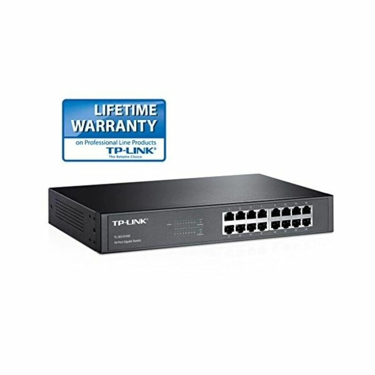 Šakotuvas TP-LINK 16 port Gigab. ECO-Switch 19in