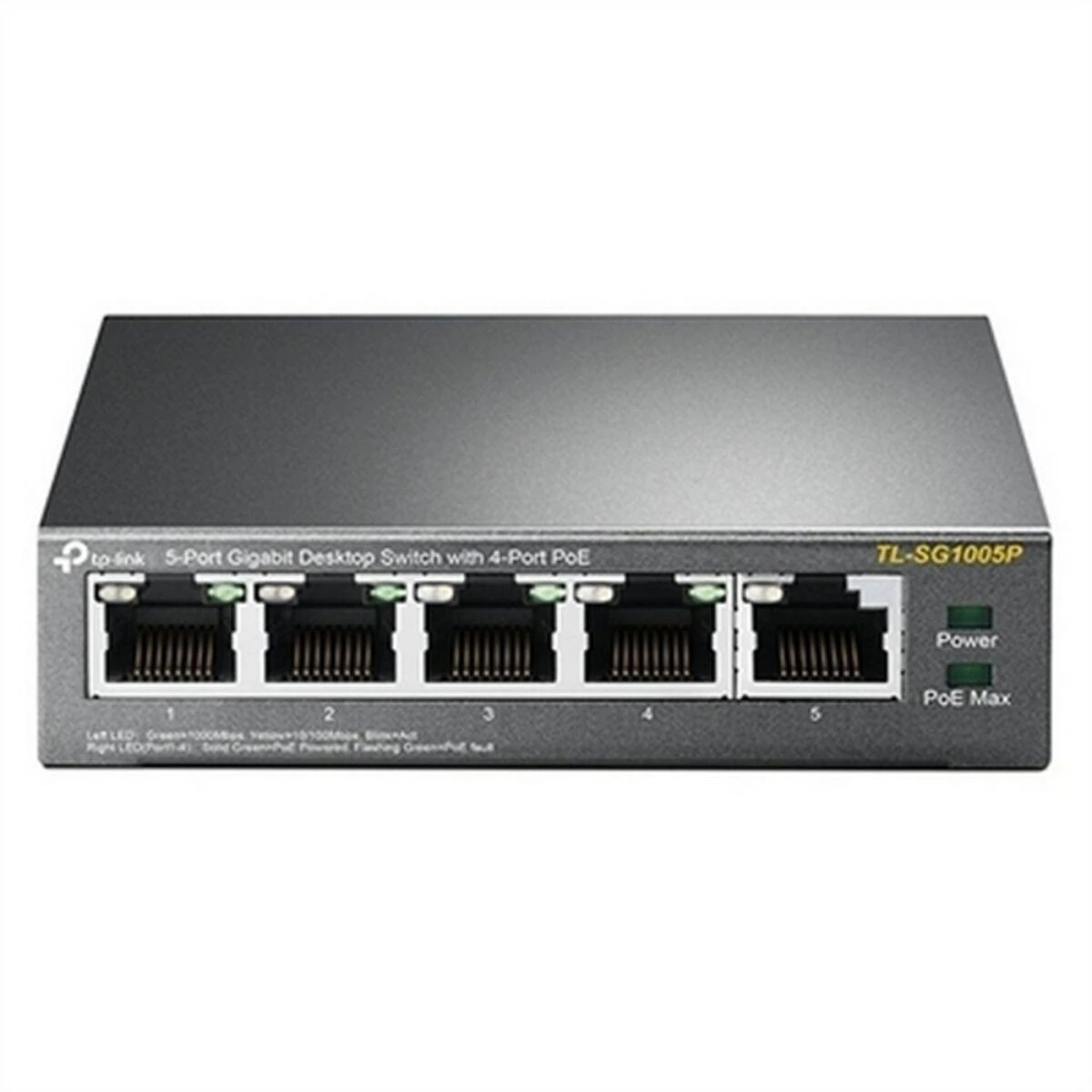 Šakotuvas TP-LINK komutatorius TL-SG1005P nevaldomas