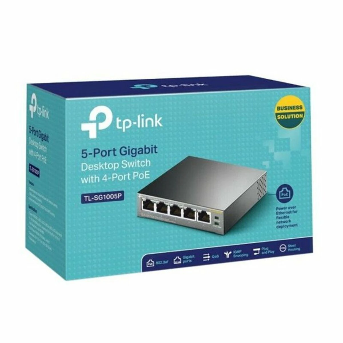 Šakotuvas TP-LINK komutatorius TL-SG1005P nevaldomas