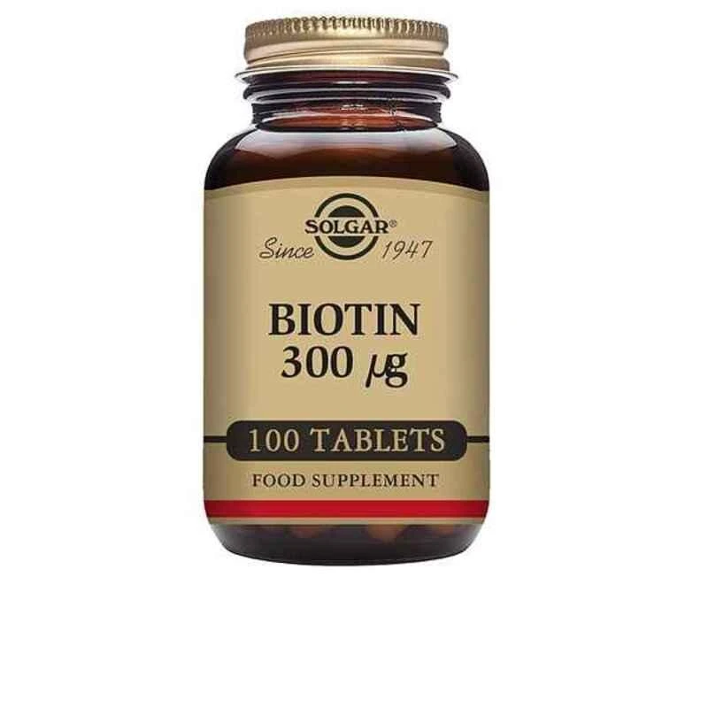 Solgar Biotinas 300 µg tabletės - 100 vnt. pakuotėje