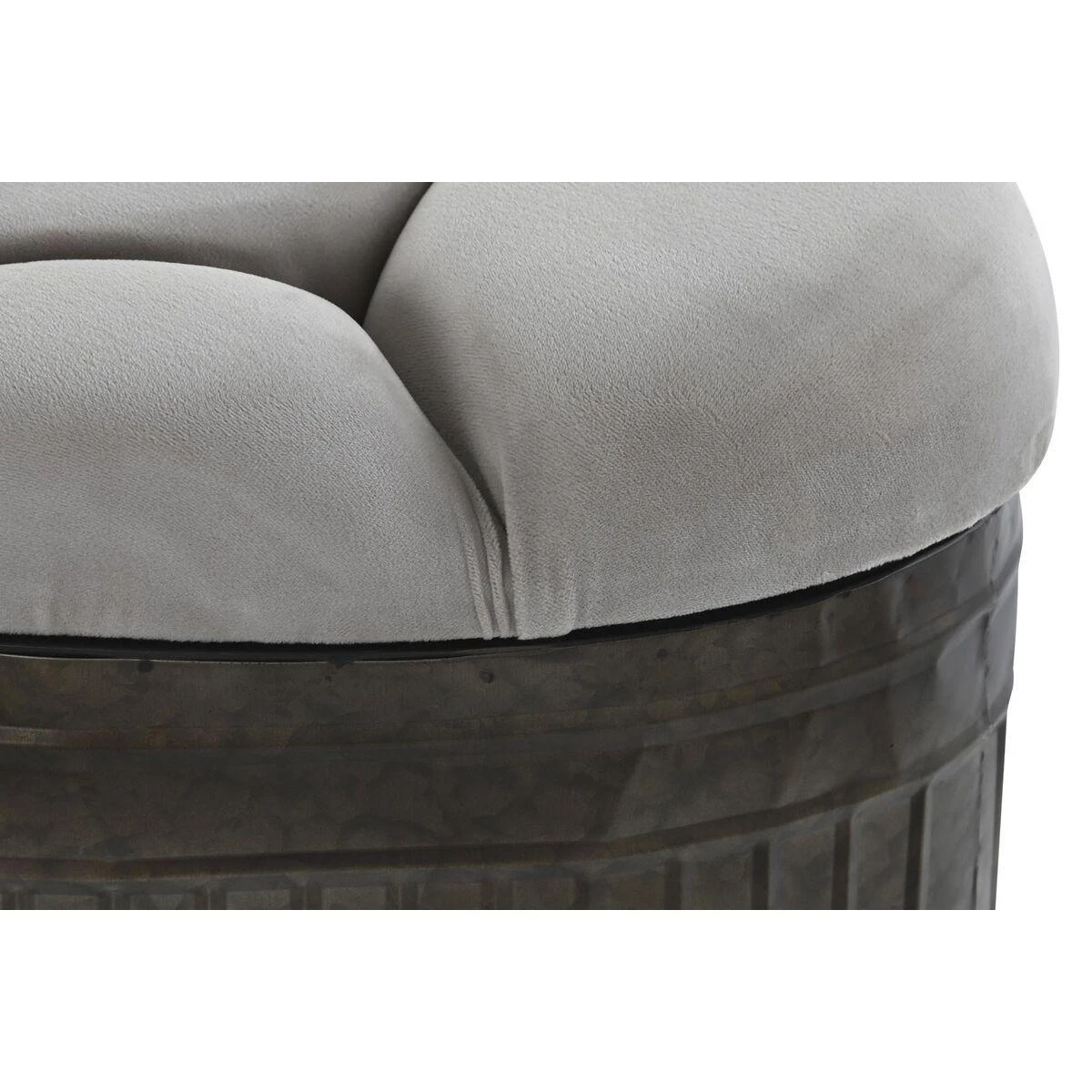 Suoliukas DKD Home Decor, pilkas