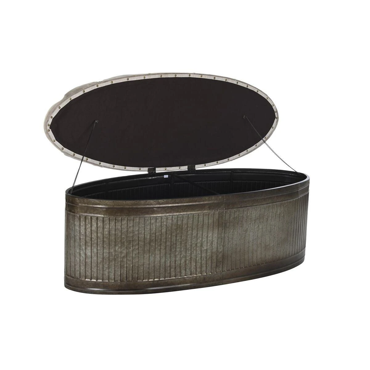 Suoliukas DKD Home Decor, pilkas