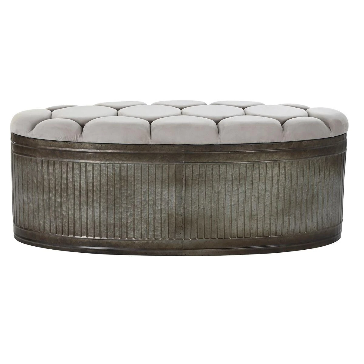 Suoliukas DKD Home Decor, pilkas