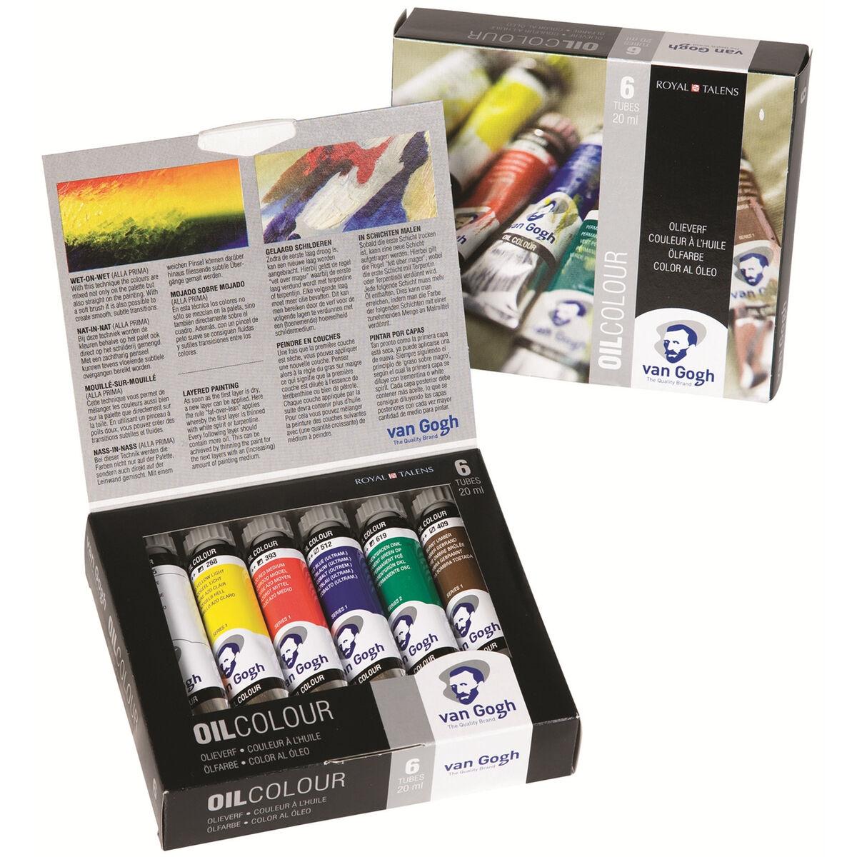 Talens Van Gogh aliejinių dažų rinkinys, 6x20ml
