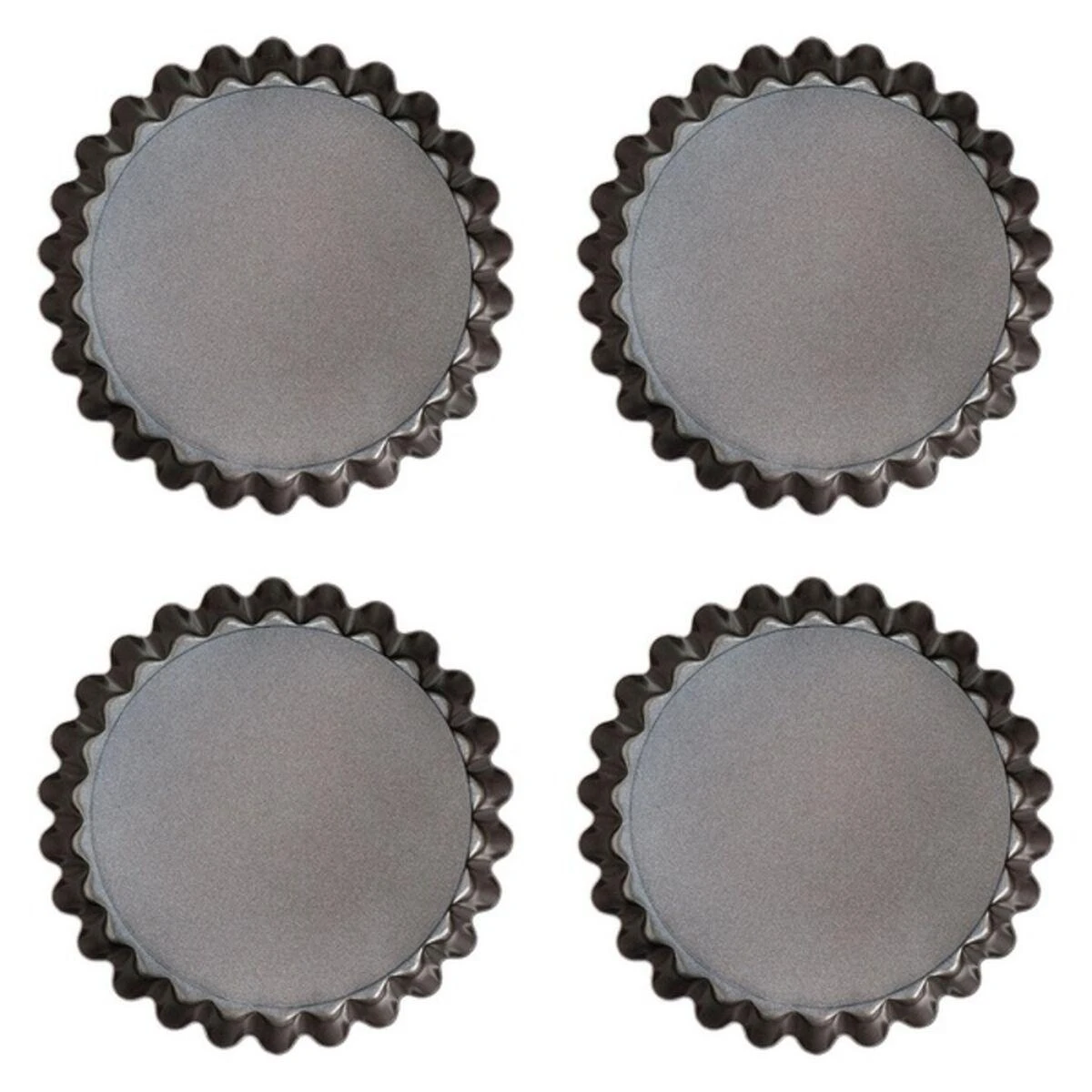 Tartaletų skarda Pyrex Asimetria (4 uds) 10 cm