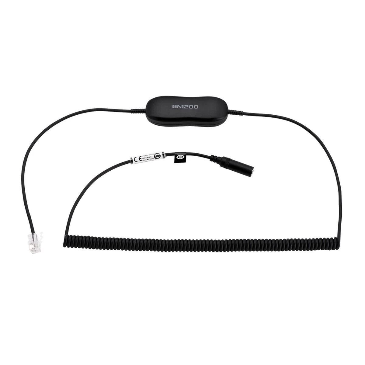 Jabra GN1200 laidas su valdymo moduliu ir RJ9 jungtimi